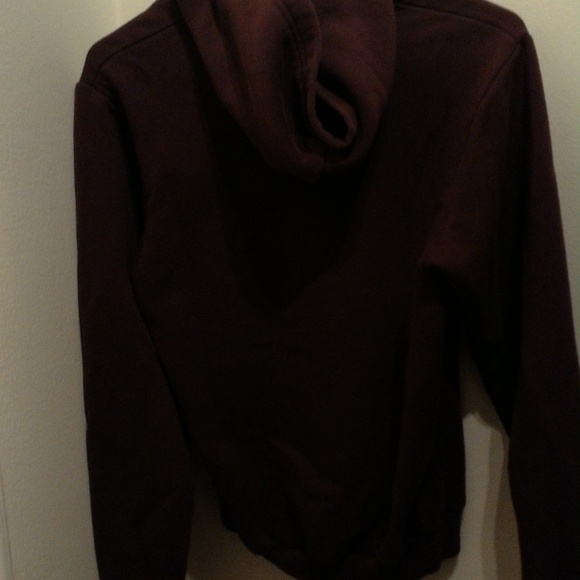 American Apparel in Burgundy/maroon Zipper Sweater - Picture 2 of 7
